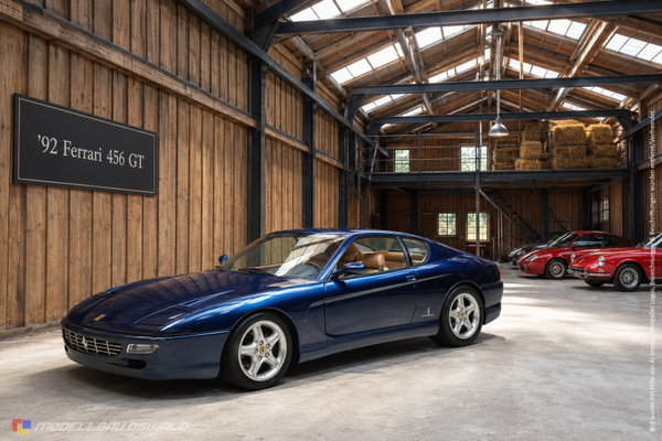 1:18 Spare Parts - Bburago - 1992 Ferrari 456 GT Blue