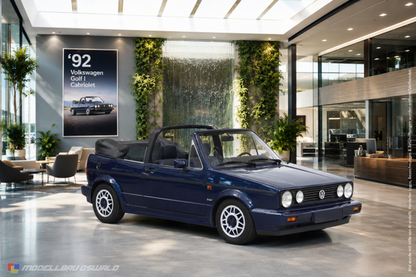 1:18 Spare Parts - Norev - 1992 Volkswagen Golf I Cabriolet "Quartett" Blue