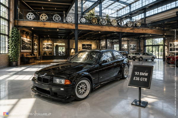 1:18 Spare Parts - UT Models - 1993 BMW E36 M3 GTR Black