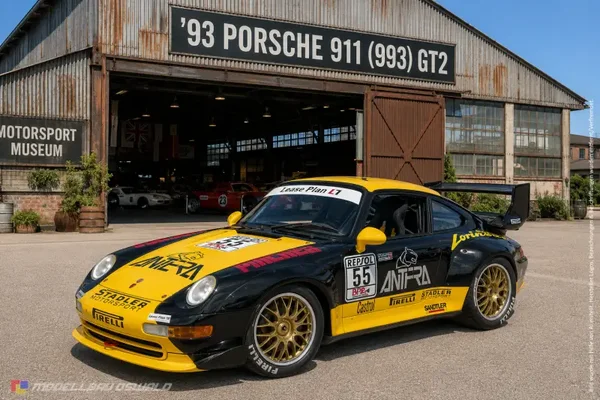 1:18 Spare Parts - Anson - 1993 Porsche 911 993 GT2 #55