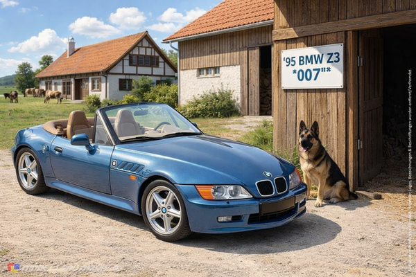 1:18 Spare Parts - UT Models - 1995 BMW Z3 Blue