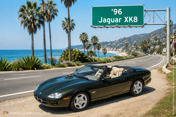 1:18 Spare Parts - Maisto - 1996 Jaguar XK8 Green
