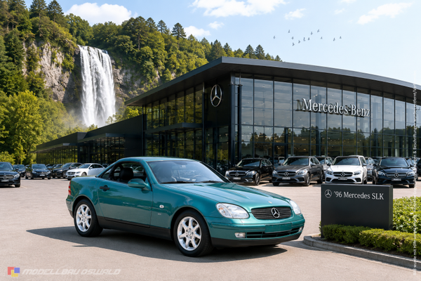 1:18 Spare Parts - Norev - 1996 Mercedes SLK Viviant Green