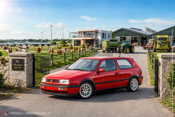 1:18 Spare Parts - Norev - 1996 Volkswagen Golf GTI Flash Red
