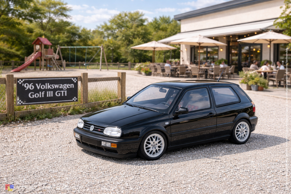1:18 Spare Parts - Norev - 1996 Volkswagen Golf III GTI Black