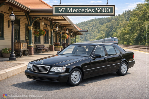 1:18 Spare Parts - Norev - 1997 Mercedes S600 Black