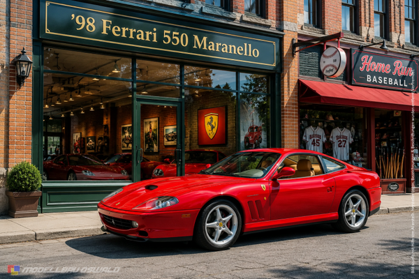 1:18 Spare Parts - Hot Wheels - 1998 Ferrari 550 Maranello Red