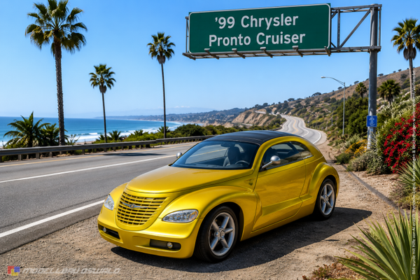 1:18 Spare Parts - Maisto - 1999 Chrysler Pronto Cruiser Yellow