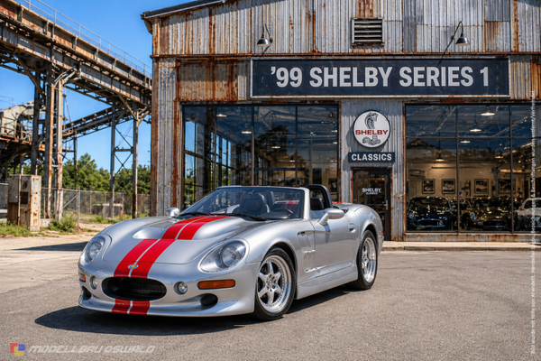 1:18 Spare Parts - Bburago - 1999 Shelby Series 1 Silver