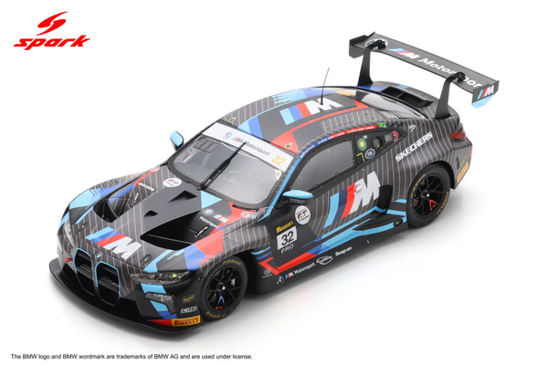 1:18 Spark - BMW M4 GT3 No.32 Team WRT Winner Bathurst 12H 2025 A. Farfus - S. van der Linde - K. van der Linde