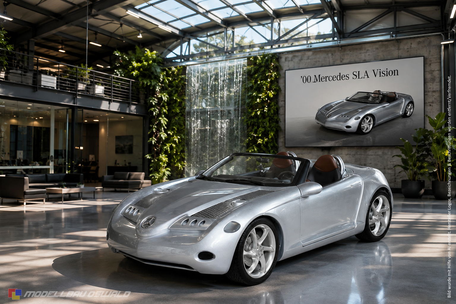 1:18 Spare Parts - Gate - 2000 Mercedes SLA Vision Silver