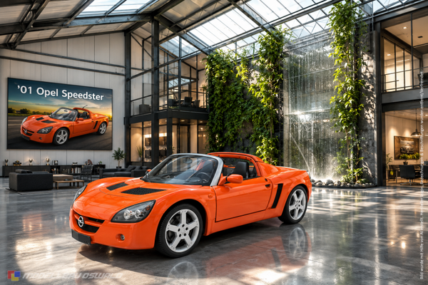 1:18 Spare Parts - Maisto - 2001 Opel Speedster Orange