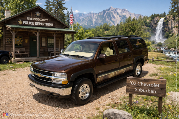 1:18 Spare Parts - Ertl - 2002 Chevrolet Suburban Brown