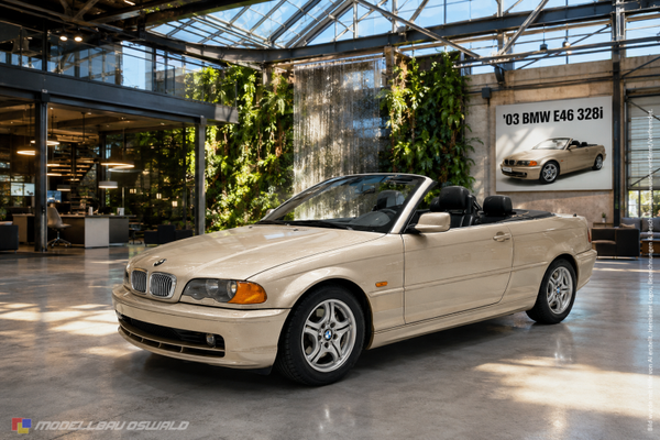 1:18 Spare Parts - Kyosho - 2003 BMW E46 328i Champagne