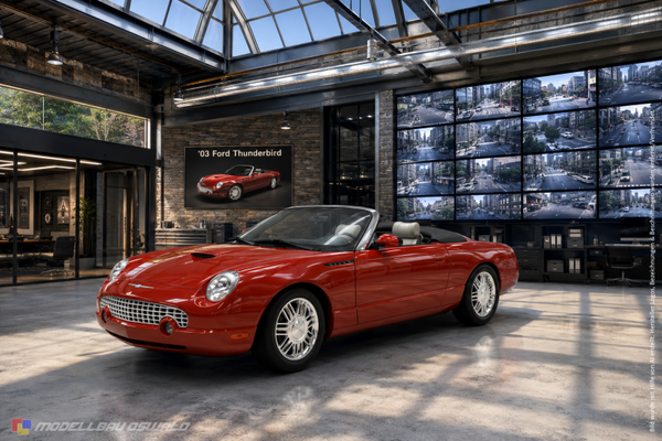 1:18 Spare Parts - Beanstalk - 2003 Ford Thunderbird Red
