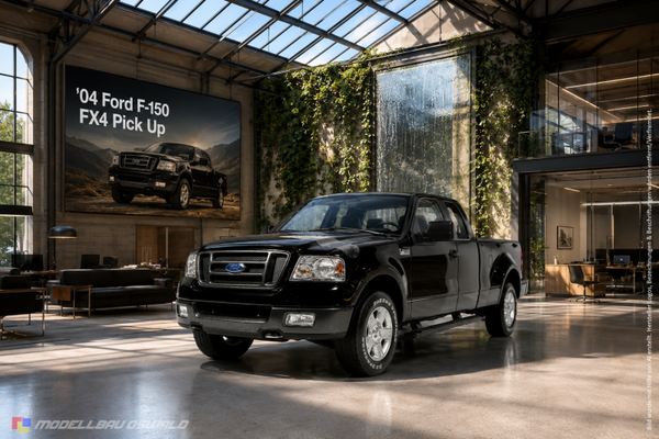 1:18 Spare Parts - Beanstalk - 2004 Ford F-150 FX4 Pick Up Black