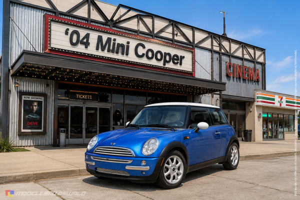 1:18 Spare Parts - Motormax - 2004 Mini Cooper Blue