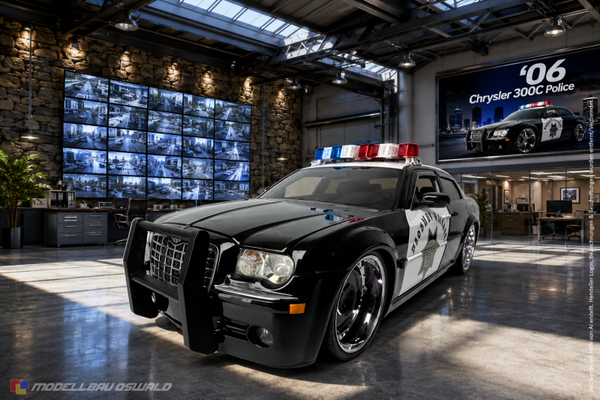 1:18 Spare Parts - Jada Toys - 2006 Chrysler 300C Police