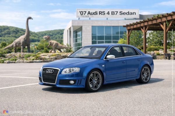 1:18 Spare Parts - Otto - 2007 Audi RS4 B7 Sedan Blue