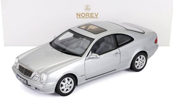 1:18 Norev - 2000 Mercedes Benz CLK (C209) Coupé Silver
