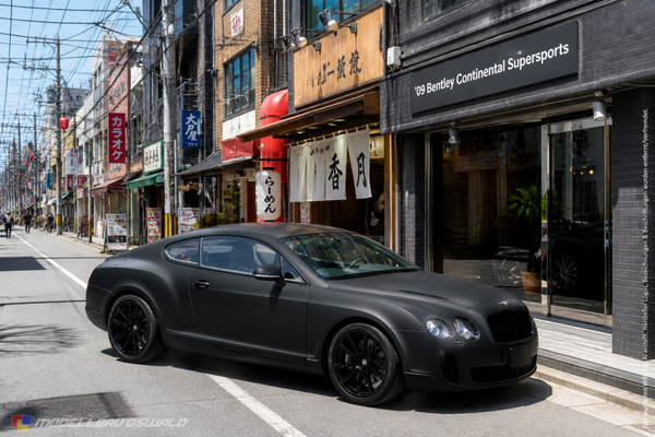 1:18 Spare Parts - Welly - 2009 Bentley Continental Supersports Black