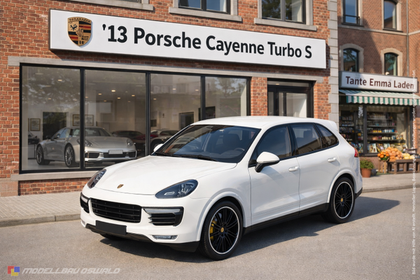 1:18 Spare Parts - Minichamps - 2013 Porsche Cayenne Turbo S White