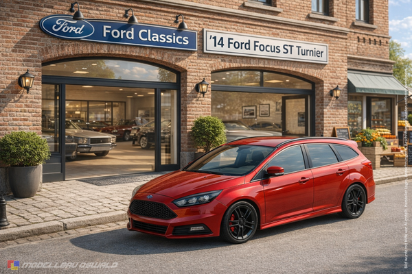 1:18 Spare Parts - MCG - 2014 Ford Focus ST Turnier Red