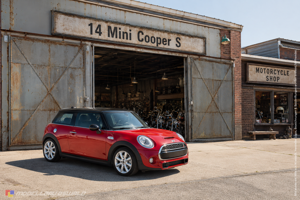1:18 Spare Parts - Welly - 2014 Mini Cooper S Red
