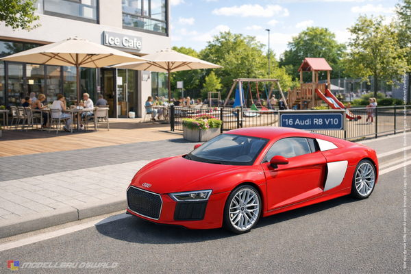 1:18 Spare Parts - Welly - 2016 Audi R8 V10 Red