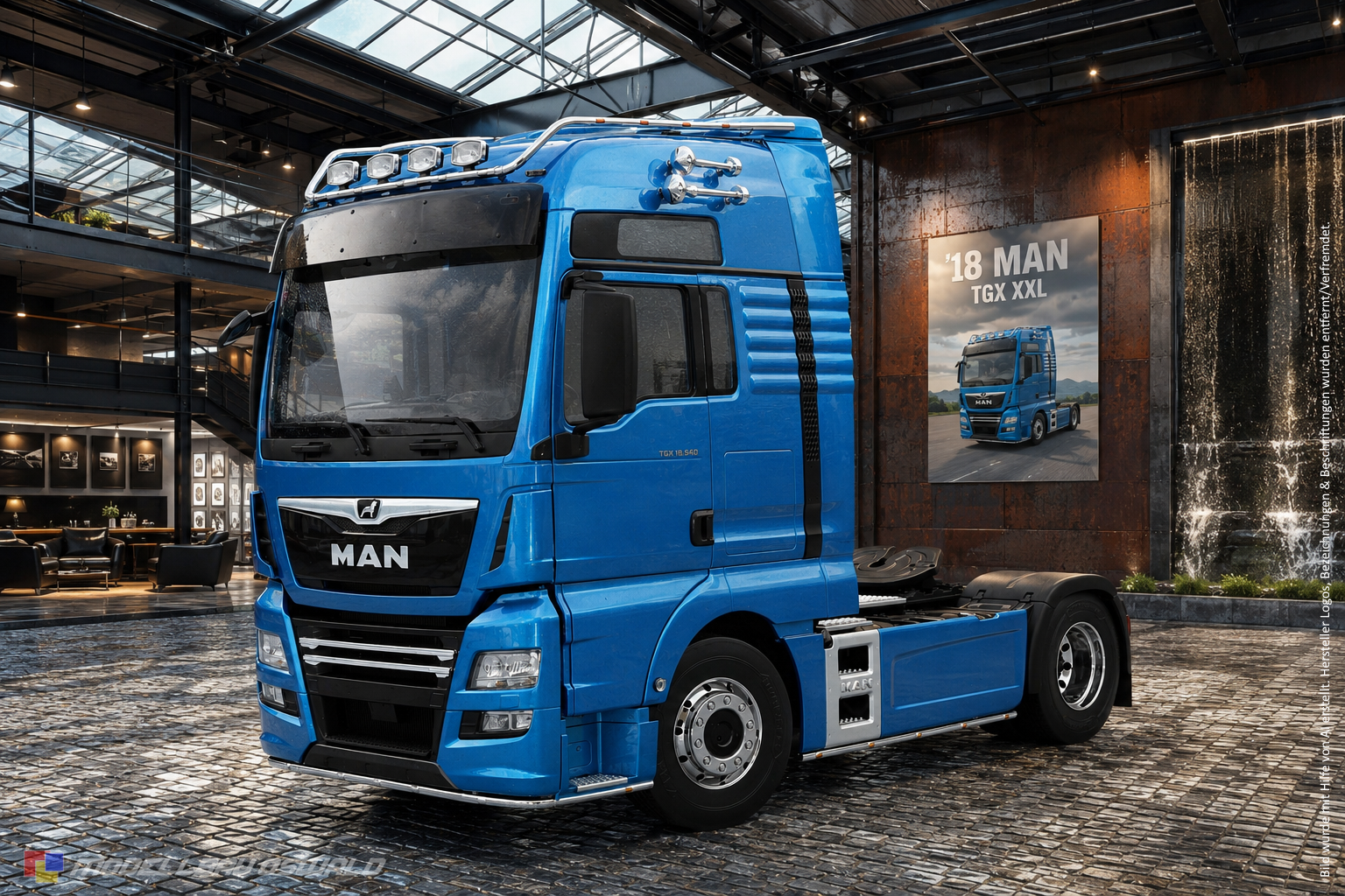 1:18 Spare Parts - Premium ClassiXXs - 2018 MAN TGX XXL Blue