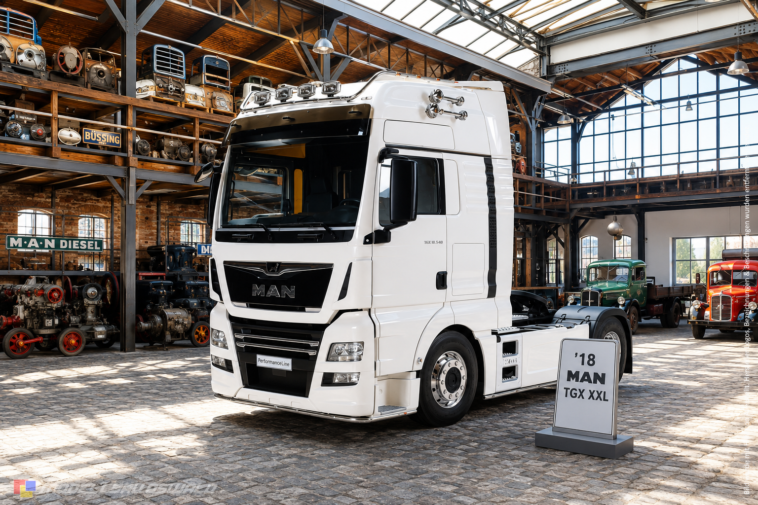 1:18 Spare Parts - Premium ClassiXXs - 2018 MAN TGX XXL White