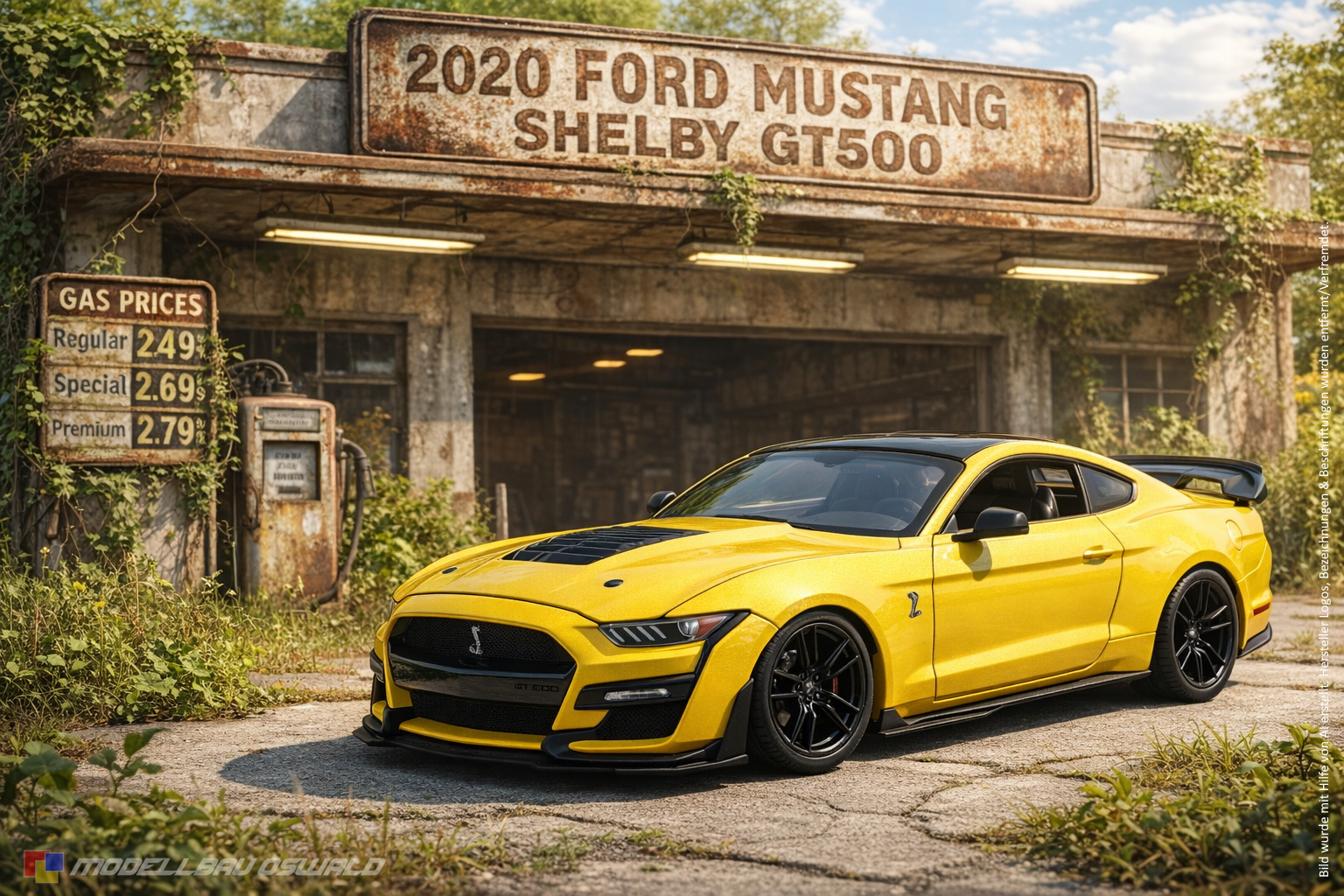 1:18 Spare Parts - Maisto - 2020 Ford Mustang Shelby GT500 Yellow