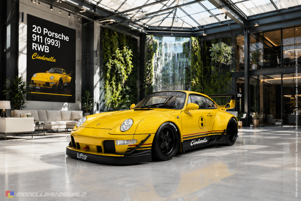1:18 Spare Parts - Solido - 2020 Porsche 911 (993) RWB Cinderella