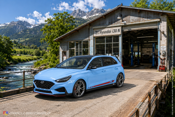 1:18 Spare Parts - MCG - 2021 Hyundai i30 N Blue