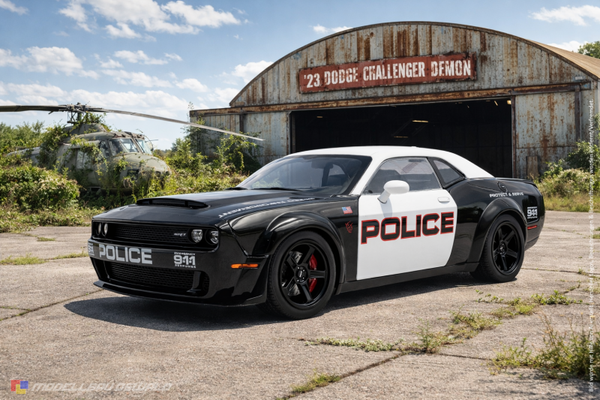 1:18 Spare Parts - Solido - 2023 Dodge Challenger Demon Police