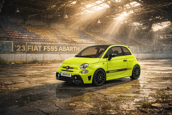 1:18 Spare Parts - Solido - 2023 Fiat F595 Abarth Green