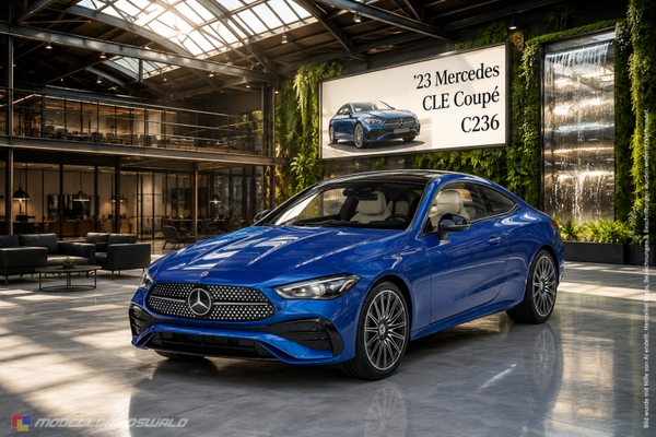 1:18 Spare Parts - Norev - 2023 Mercedes CLE Coupé C236 Blue