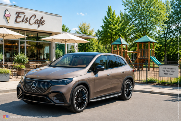 1:18 Spare Parts - NZG - 2023 Mercedes EQE SUV X294 AMG Line Brown