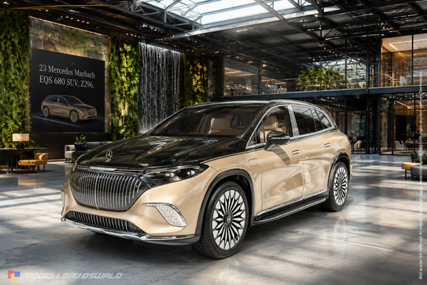 1:18 Spare Parts - NZG - 2023 Mercedes Maybach EQS 680 SUV, Z296 Gold