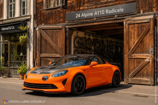 1:18 Spare Parts - Solido - 2024 Alpine A110 Radicale Coupe Orange