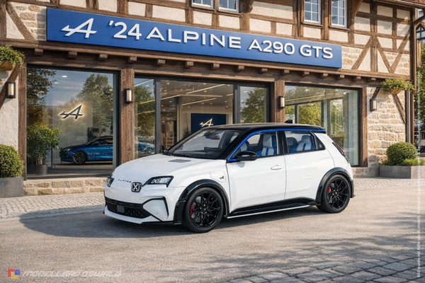1:18 Spare Parts - Solido - 2024 Alpine A290 GTS White