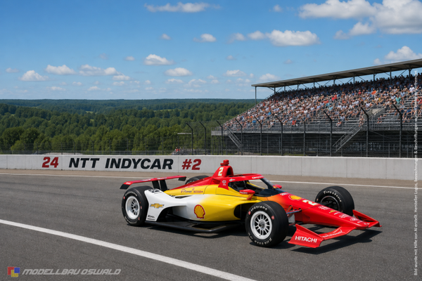 1:18 Spare Parts - Ixo America - 2024 NTT Indycar #2 J. Newgarden