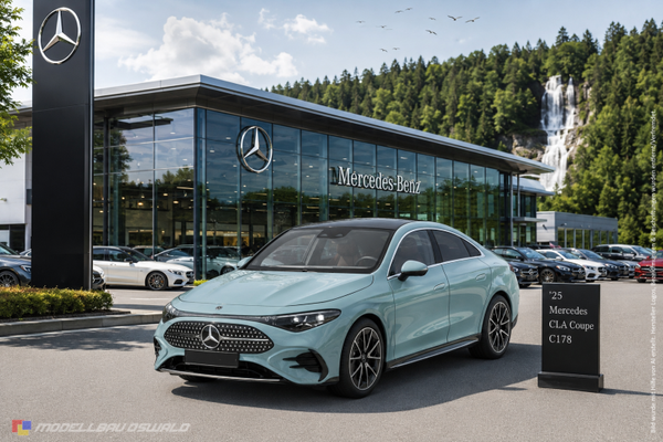 1:18 Spare Parts - NZG - 2025 Mercedes CLA Coupe C178 Aquamint