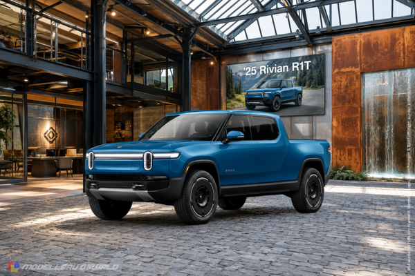 1:18 Spare Parts - Maisto - 2025 Rivian R1T Blue