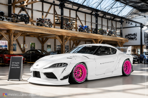 1:18 Spare Parts - Solido - 2025 Toyota GR Supra Liberty Walk White