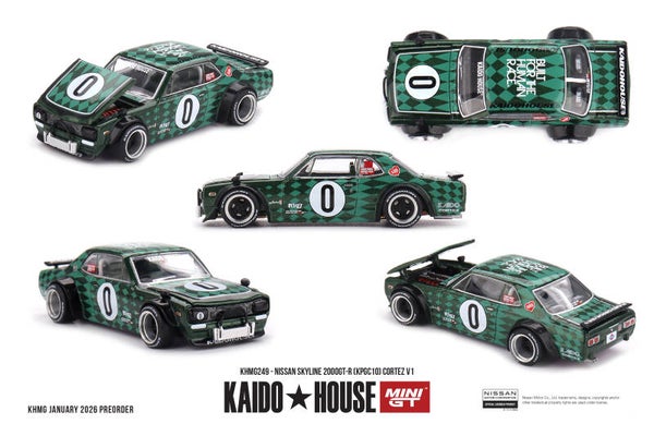 1:64 Mini GT Kaido - Nissan Skyline 2000GT-R (KPGC10) Cortez V1