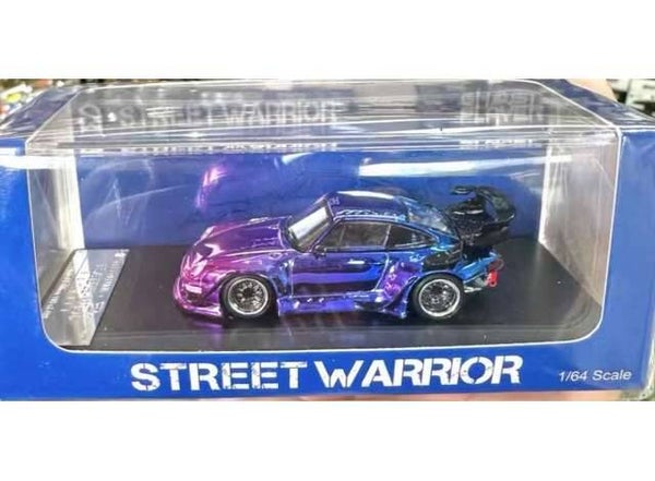 1:64 Street Weapon - Porsche RWB NEO, chrome