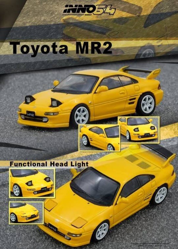 1:64 Inno64 - Toyota MR2 (SW20), yellow
