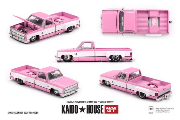 1:64 Mini GT Kaido - Chevrolet Silverado Dually Vintage Spec V2