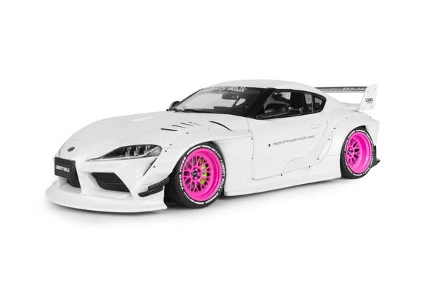 1:18 Solido - 2025 Toyota GR Supra Liberty Walk White Pink